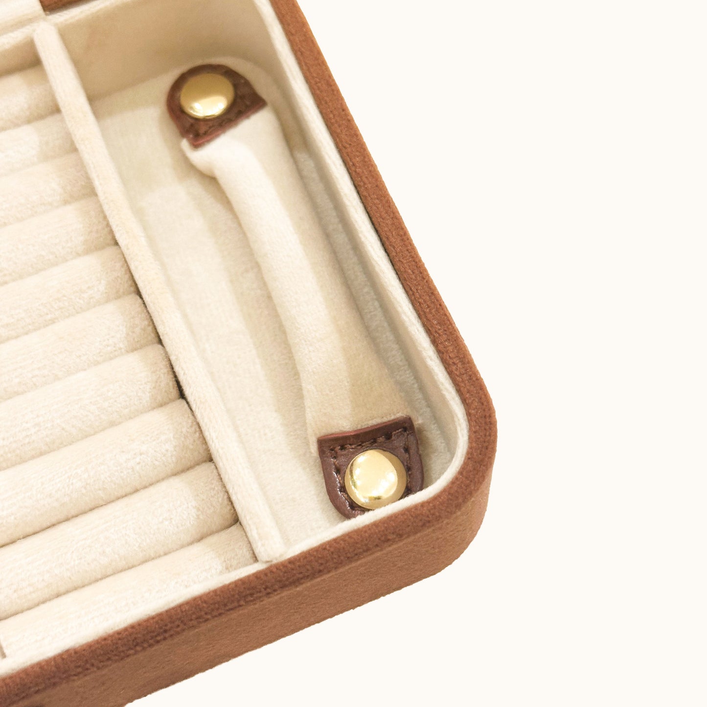 Luxe Velvet Jewelry Organizer Travel Box
