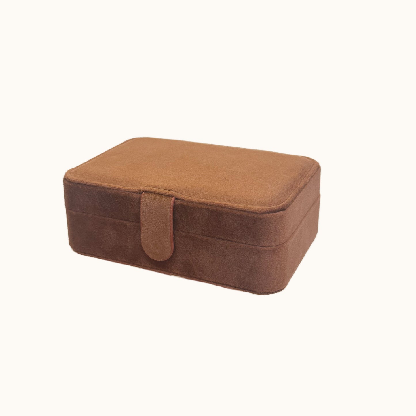 Luxe Velvet Jewelry Organizer Travel Box