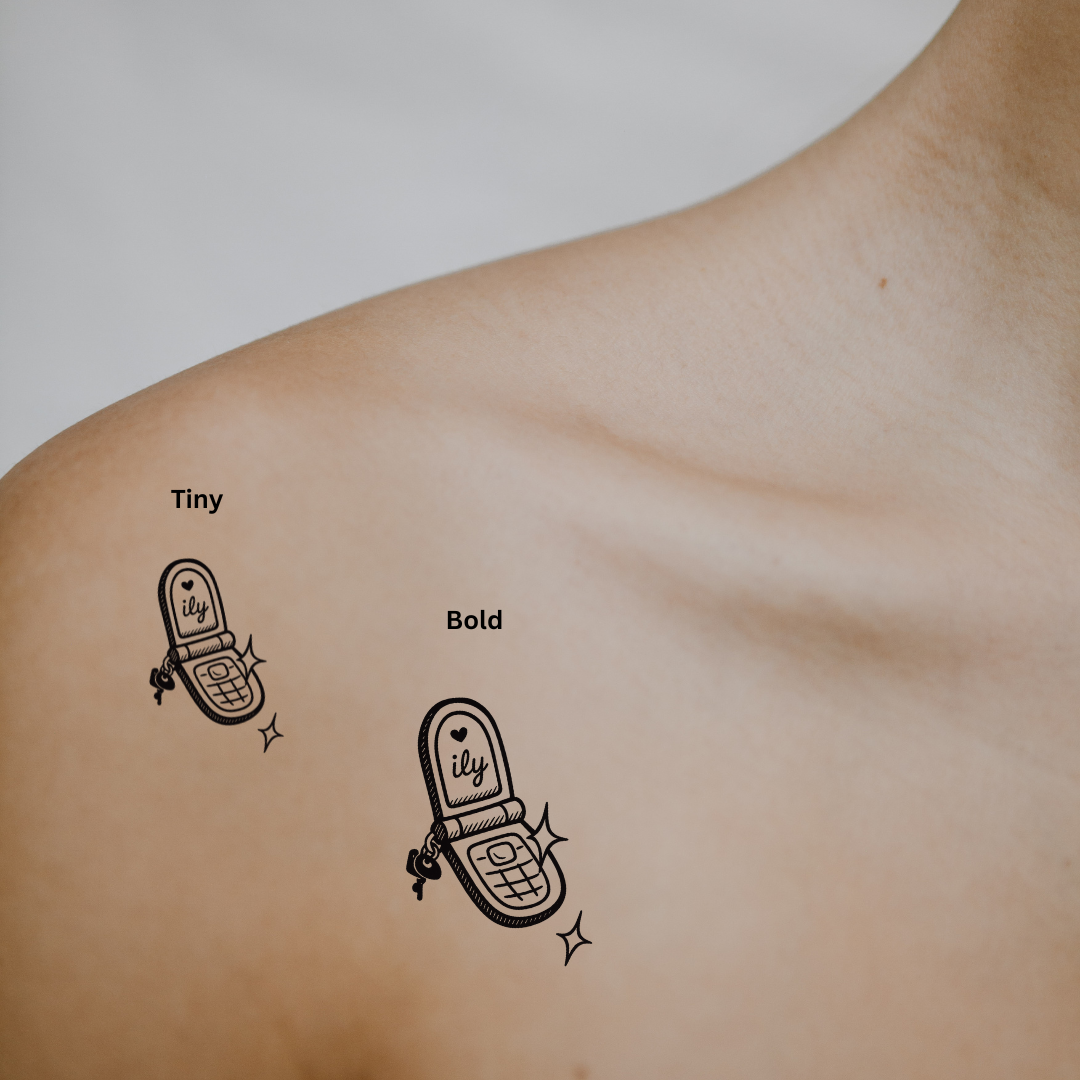 Call Me Maybe — Old School Crush Vibes by DOVIANA Tattoo Studio (height 0.55‘’)