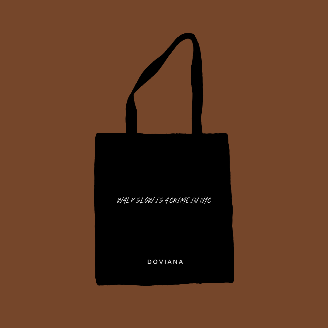 DOVIANA Signature NYC Vibe Tote Bags