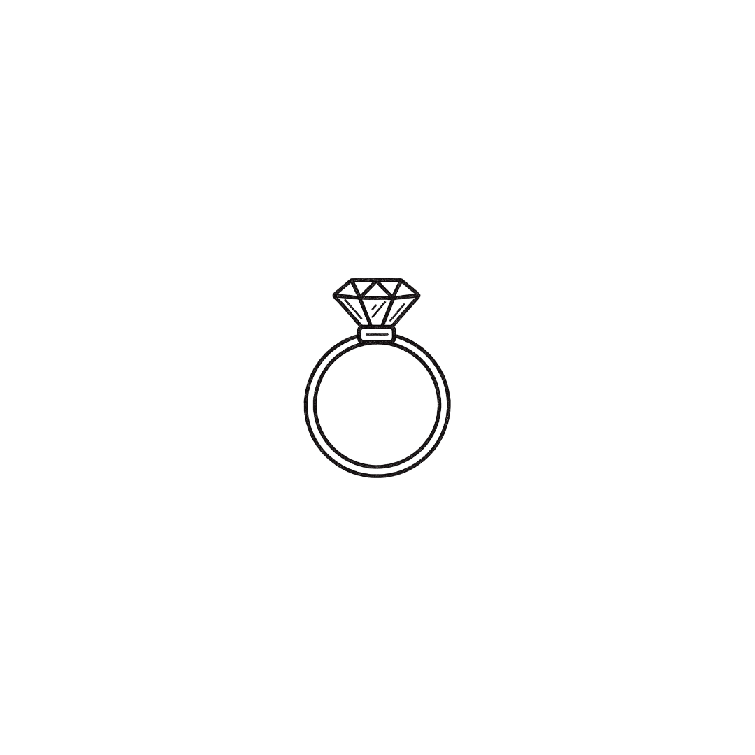 Diamond Ring — A Tiny Promise That Lasts Forever  by DOVIANA Tattoo Studio (height 0.45‘’)