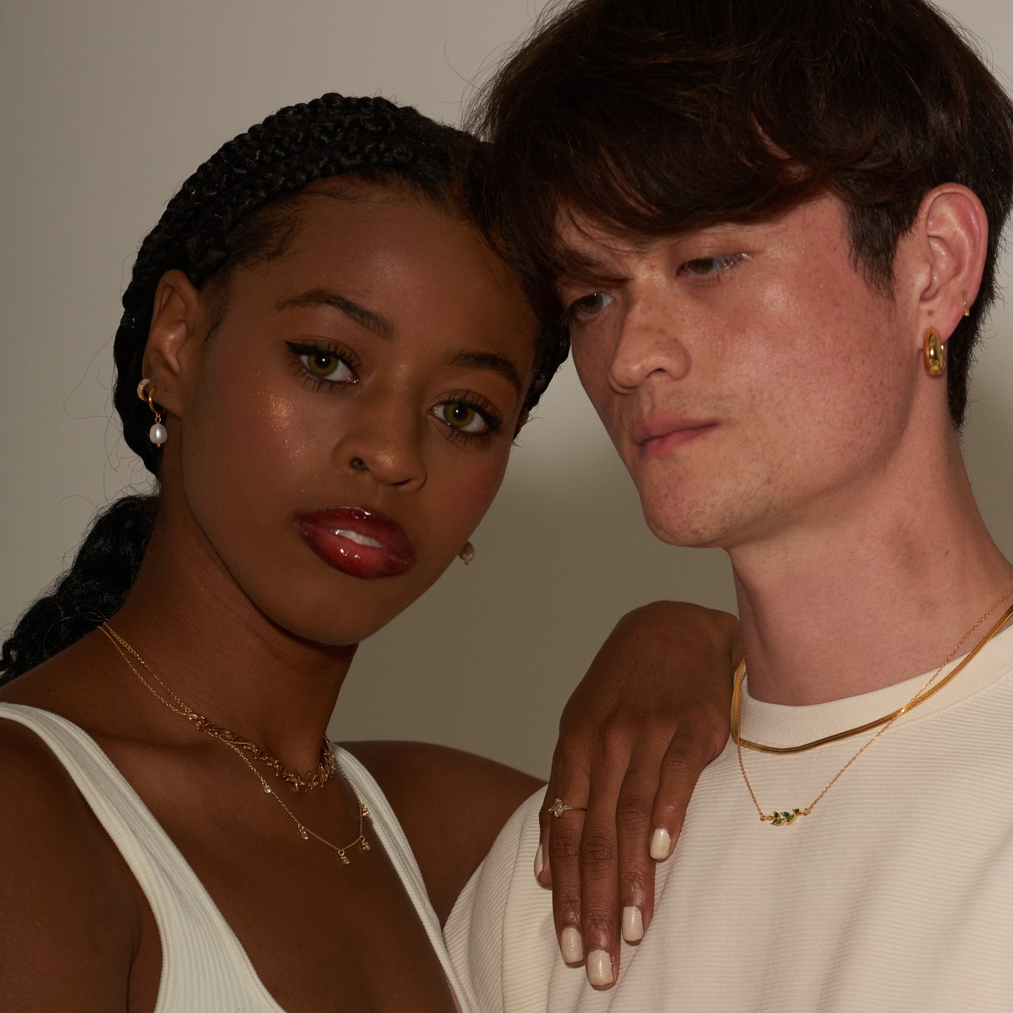 Freshwater Natural Pearl Dangle Earrings