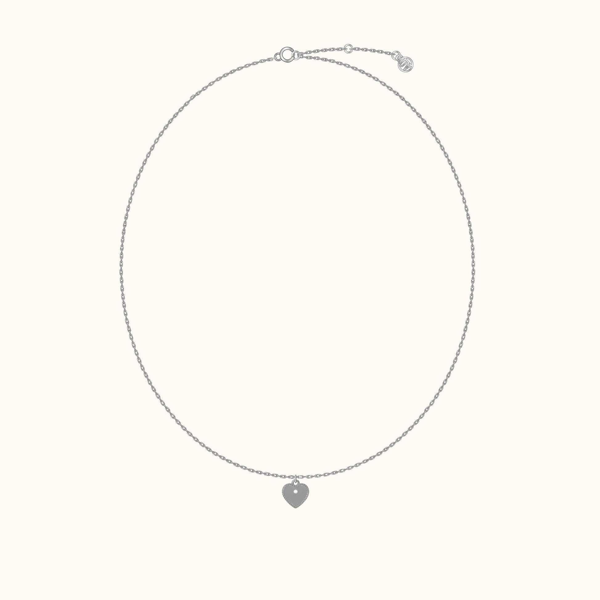 Eternal Love 925 Sterling Silver Heart Pendant Necklace Friendship Lovers Valentine Day by Doviana
