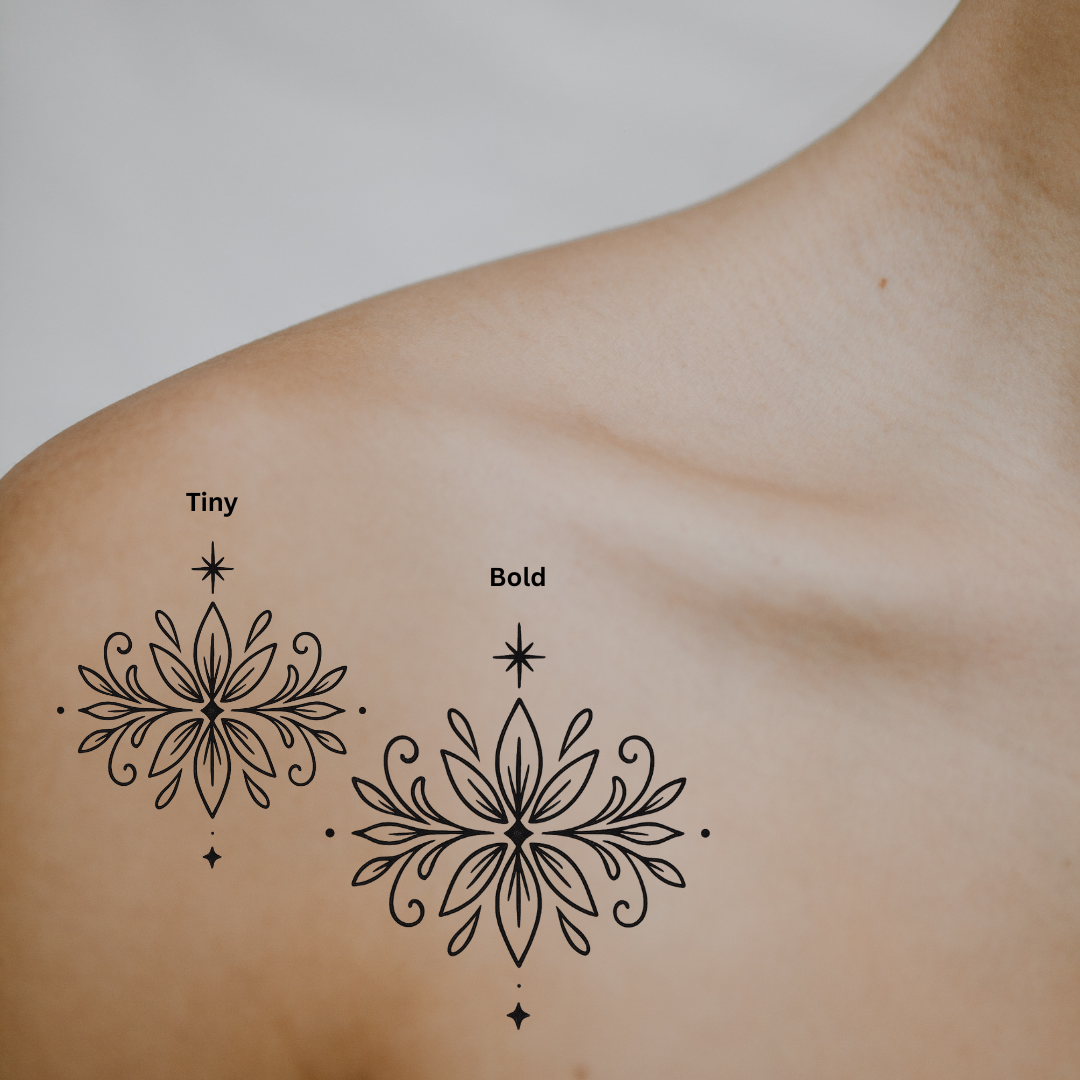 Floral Whispers — Grace in Every Line by DOVIANA Tattoo Studio (height 0.7‘’)