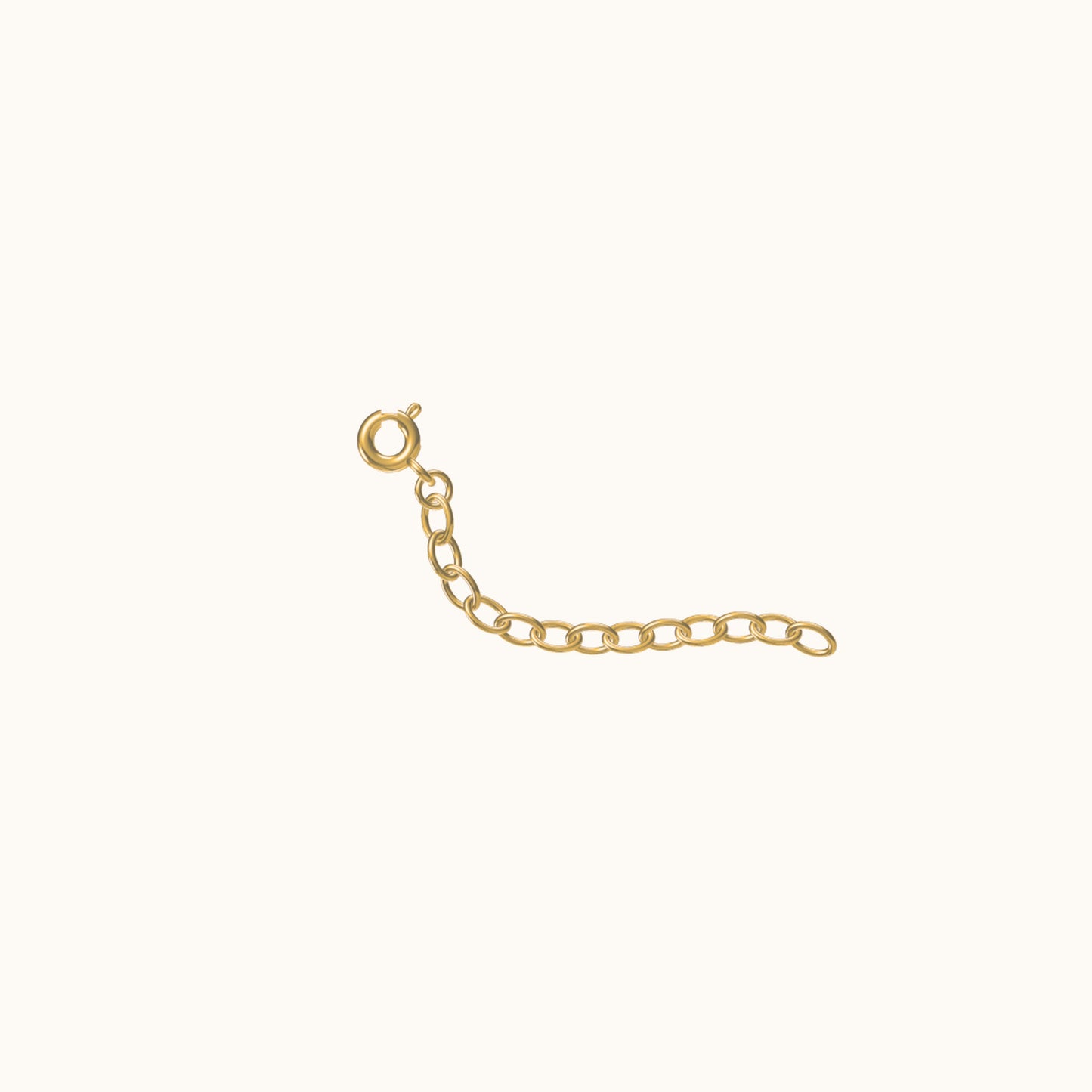 Gold Necklace 5 cm Adjustable Extender Chain 2 inches Extension Chain by Doviana