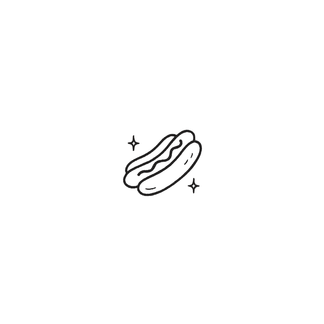 Hotdog — A Bite of Fun & Flavor by DOVIANA Tattoo Studio (height 0.4‘’) 