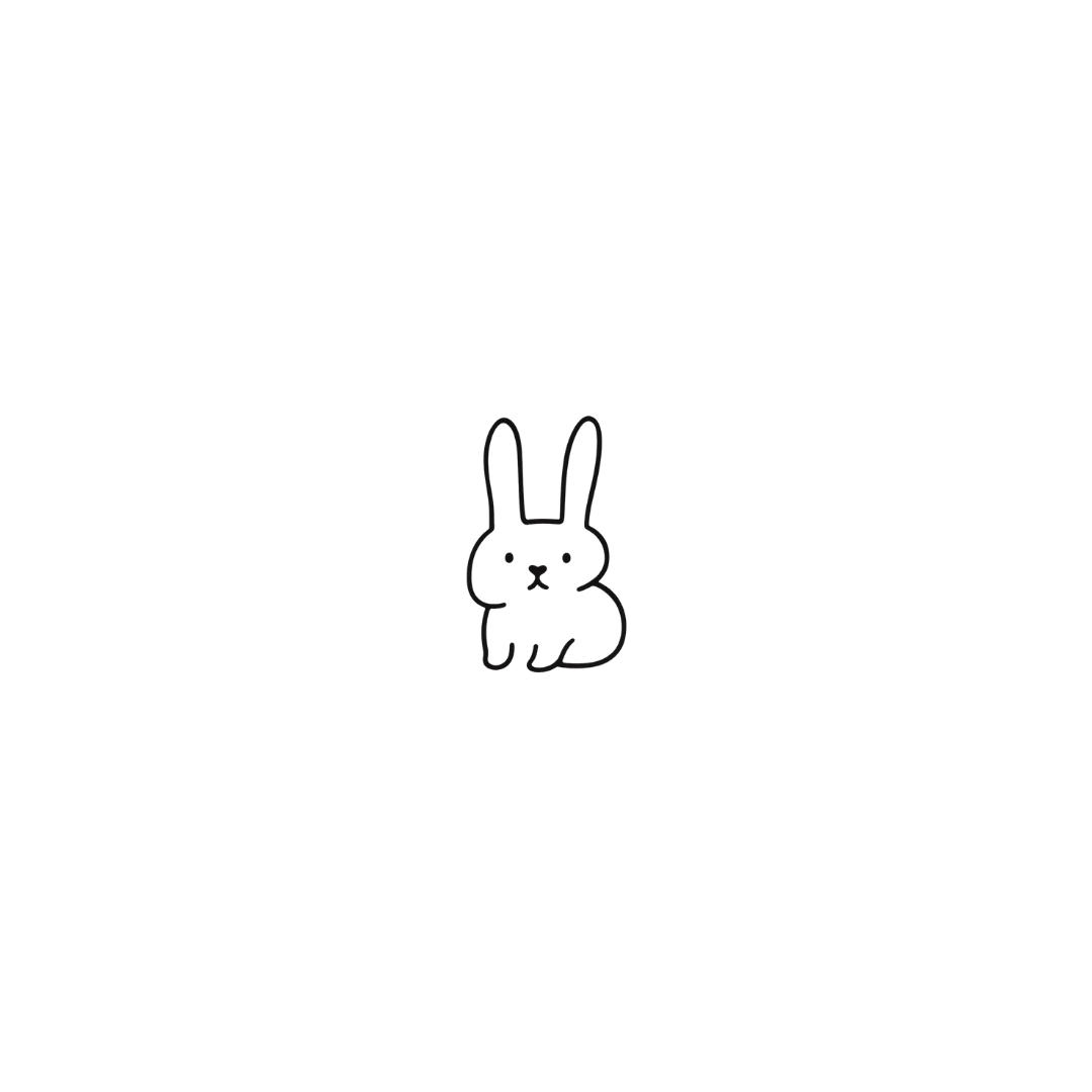 Little Bunny — A Tiny Symbol of Sweetness & Spirit by DOVIANA Tattoo Studio (height 0.4‘’)
