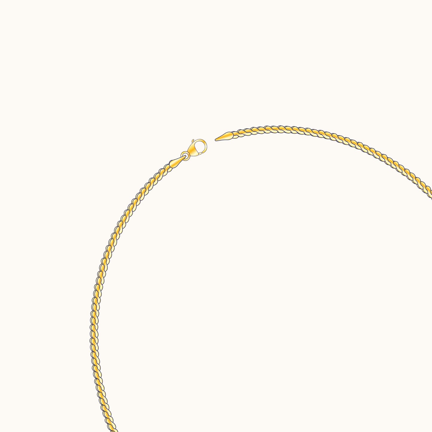 Serpentine Chain Necklace