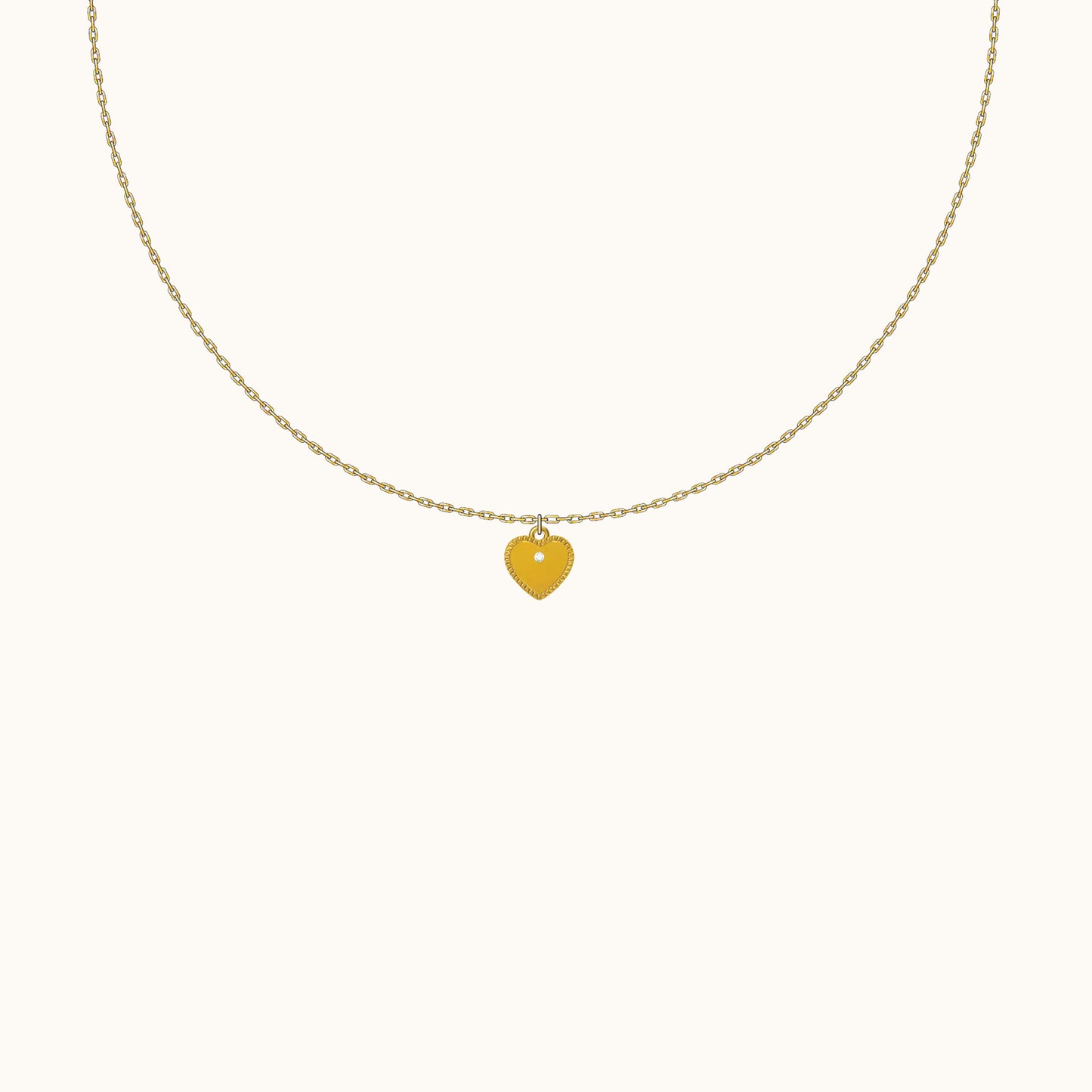 Eternal Love Heart Pendant Necklace Friendship Lovers Valentine Day by Doviana