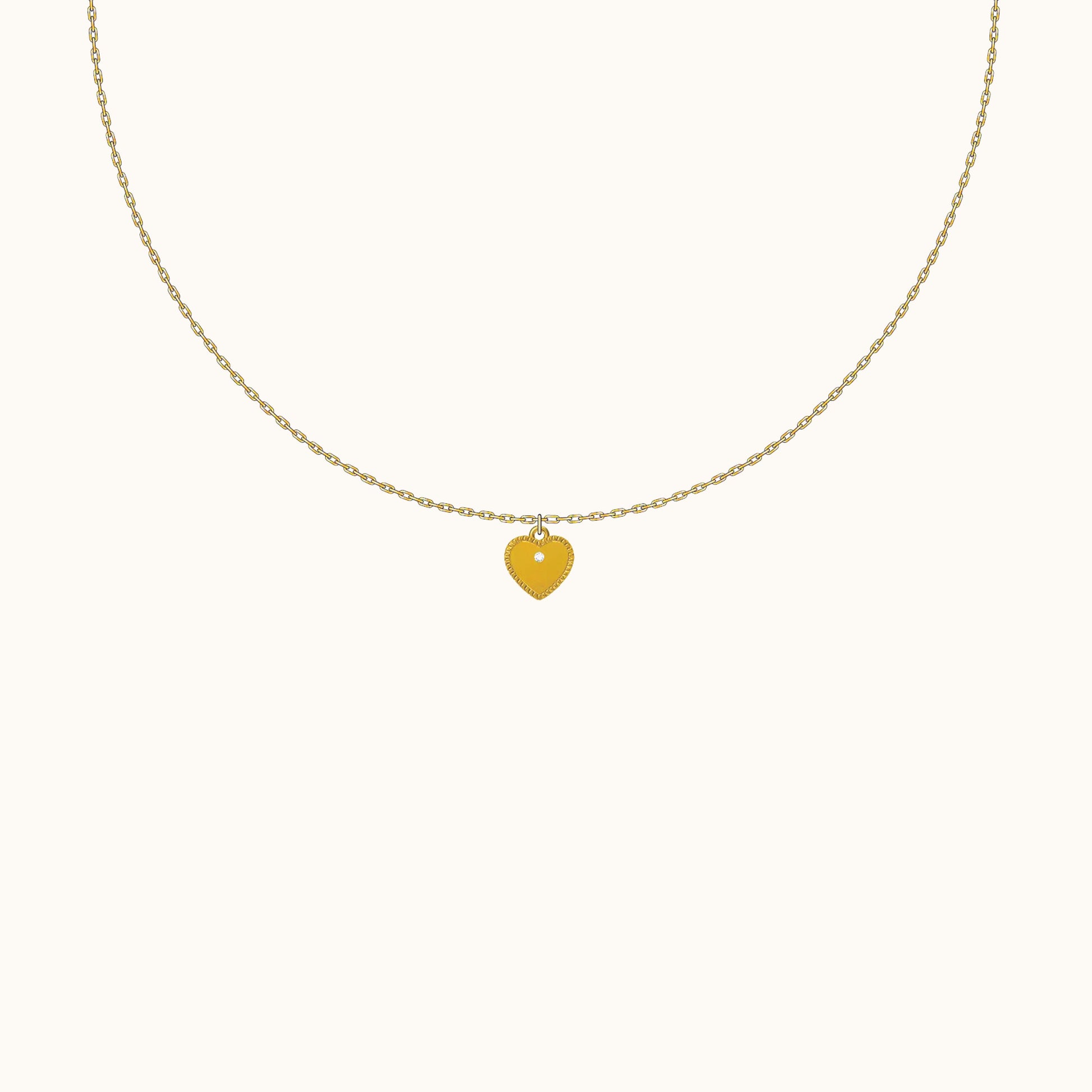 Eternal Love Heart Pendant Necklace Friendship Lovers Valentine Day by Doviana