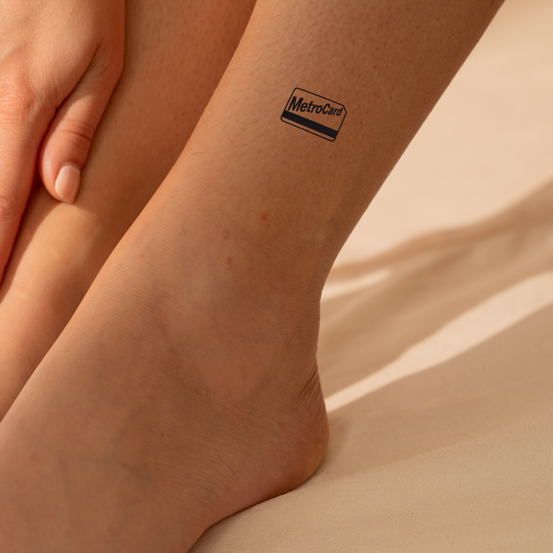 NYC MetroCard — A Symbol of Hustle, Freedom & City Life by DOVIANA Tattoo Studio (length 0.4‘’)