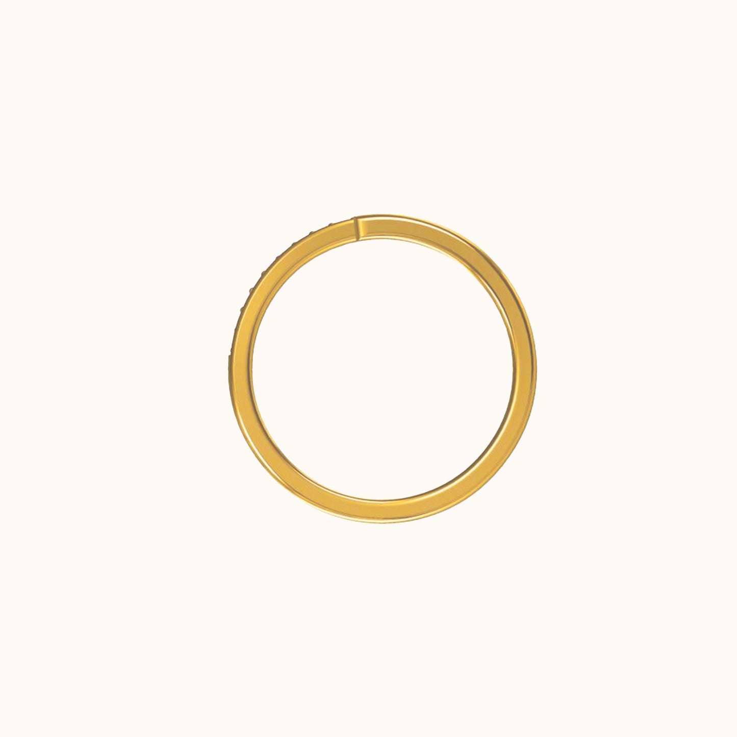 Overlap CZ Pave Eternity Band Crossover Ring Titanium PVD 18K Gold Waterproof Nontarnish Thin Stacking Wedding Band Ring Diamond Wrap Ring By Doviana