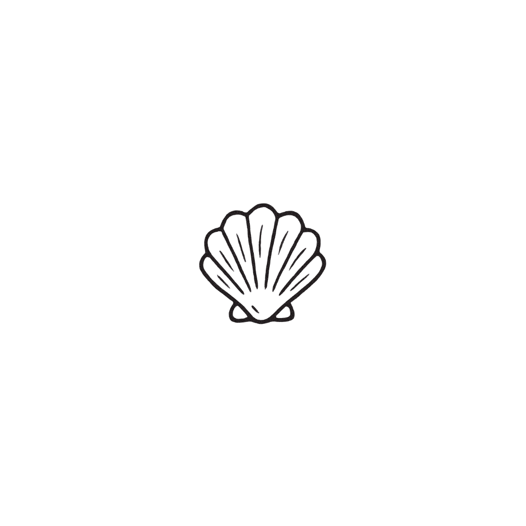 Seashell — A Tiny Whisper of the Ocean by DOVIANA Tattoo Studio (height 0.4‘’)