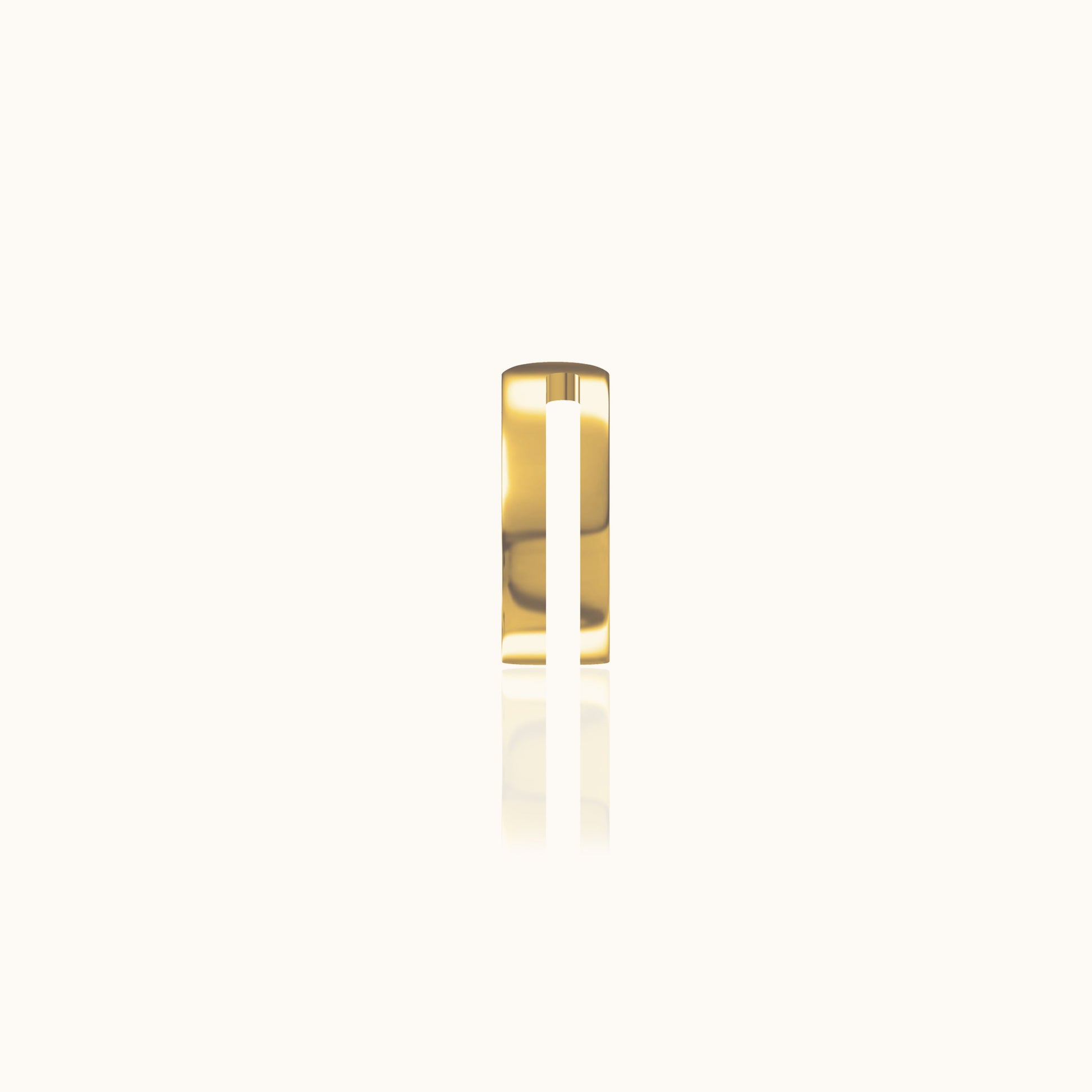 Single Gold Double Layer Ear Cuff Secure Won't Fall Off Affordable Earrings by Doviana