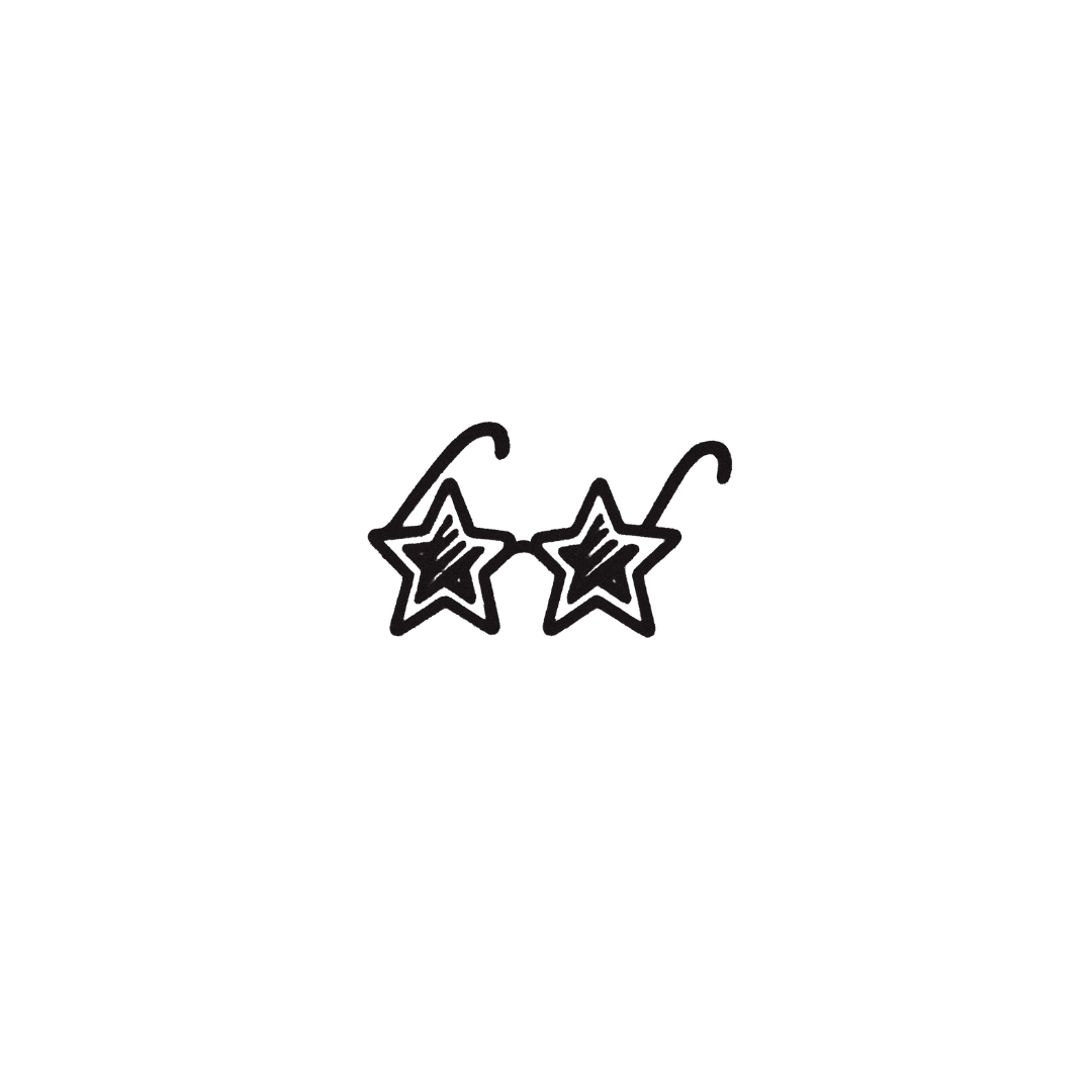 Star Sunglasses – A Symbol of Shine & Bold Style by DOVIANA Tattoo Studio (width 0.5‘’)