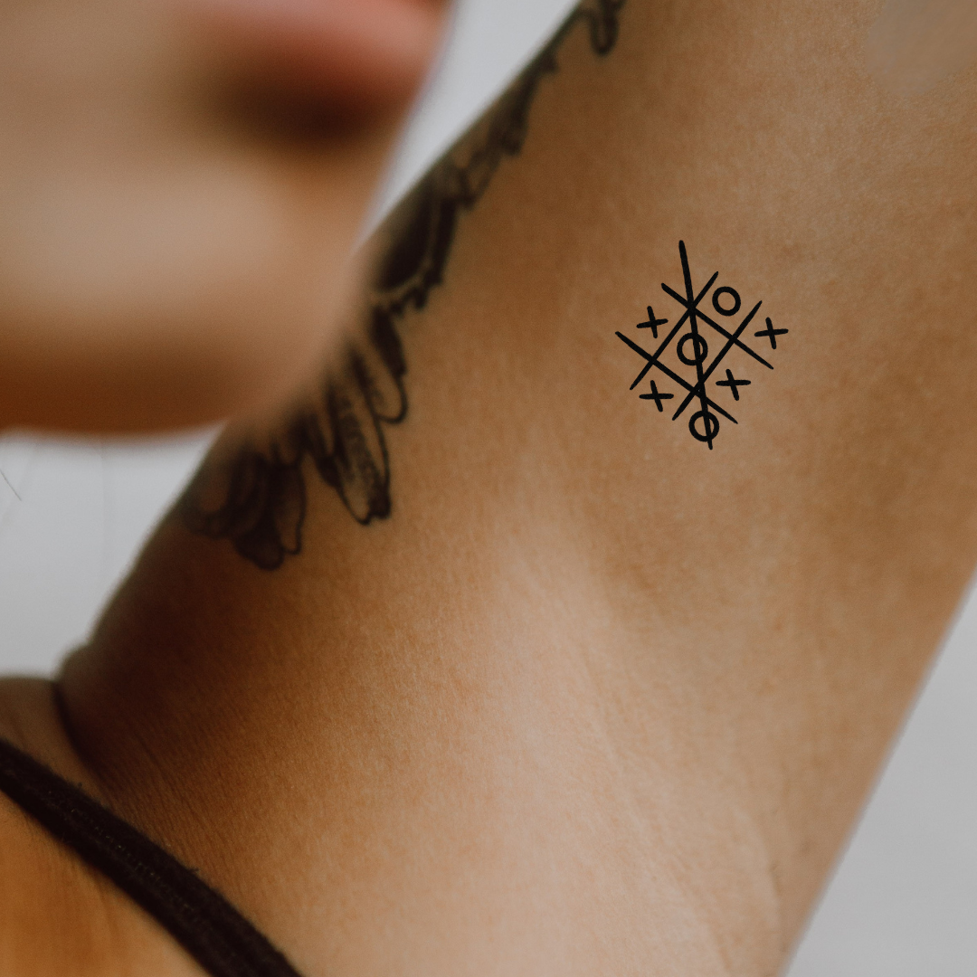 Tic Tac Whoop - You Always Win by DOVIANA Tattoo Studio (height 0.5‘’)