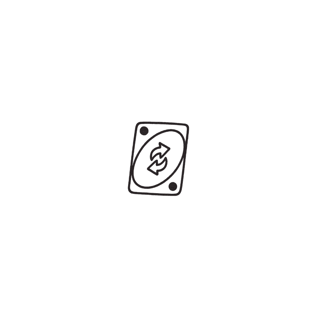 UNO Reverse — A Tiny Power Move in Ink by DOVIANA Tattoo Studio (height 0.4‘’)
